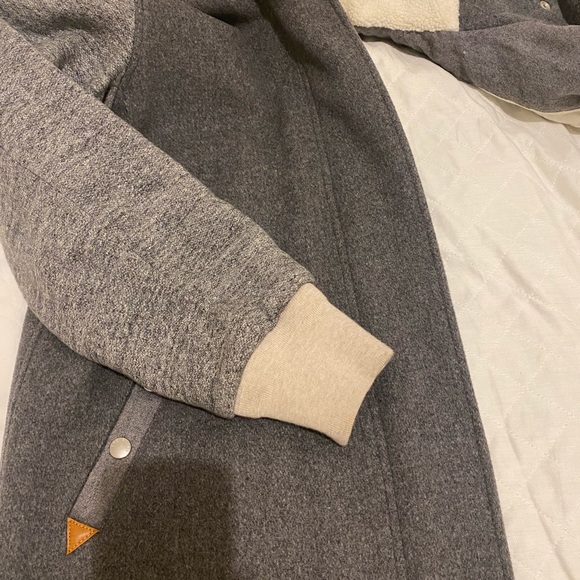 Rag & Bone Winter Coat with removable shearling collar - Picture 6 of 11